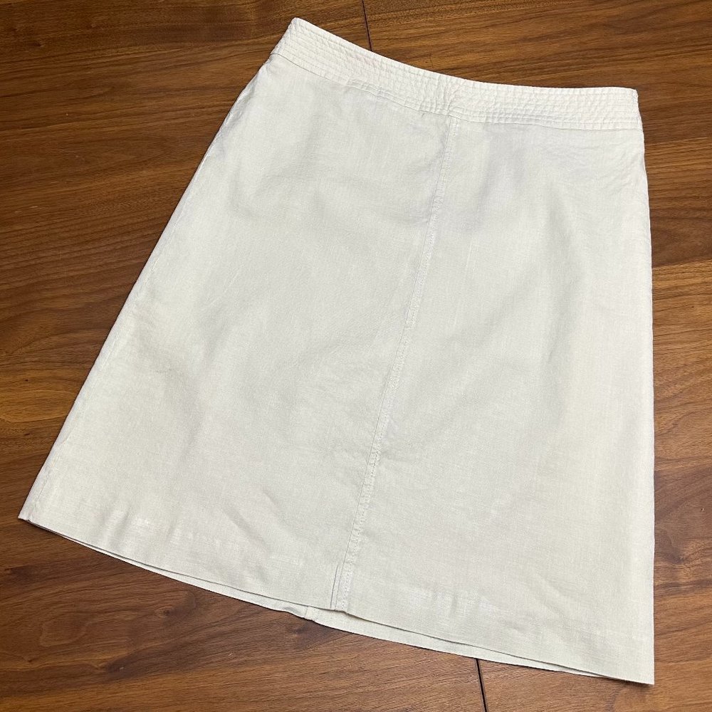 BANANA REPUBLIC Lined Linen Skirt